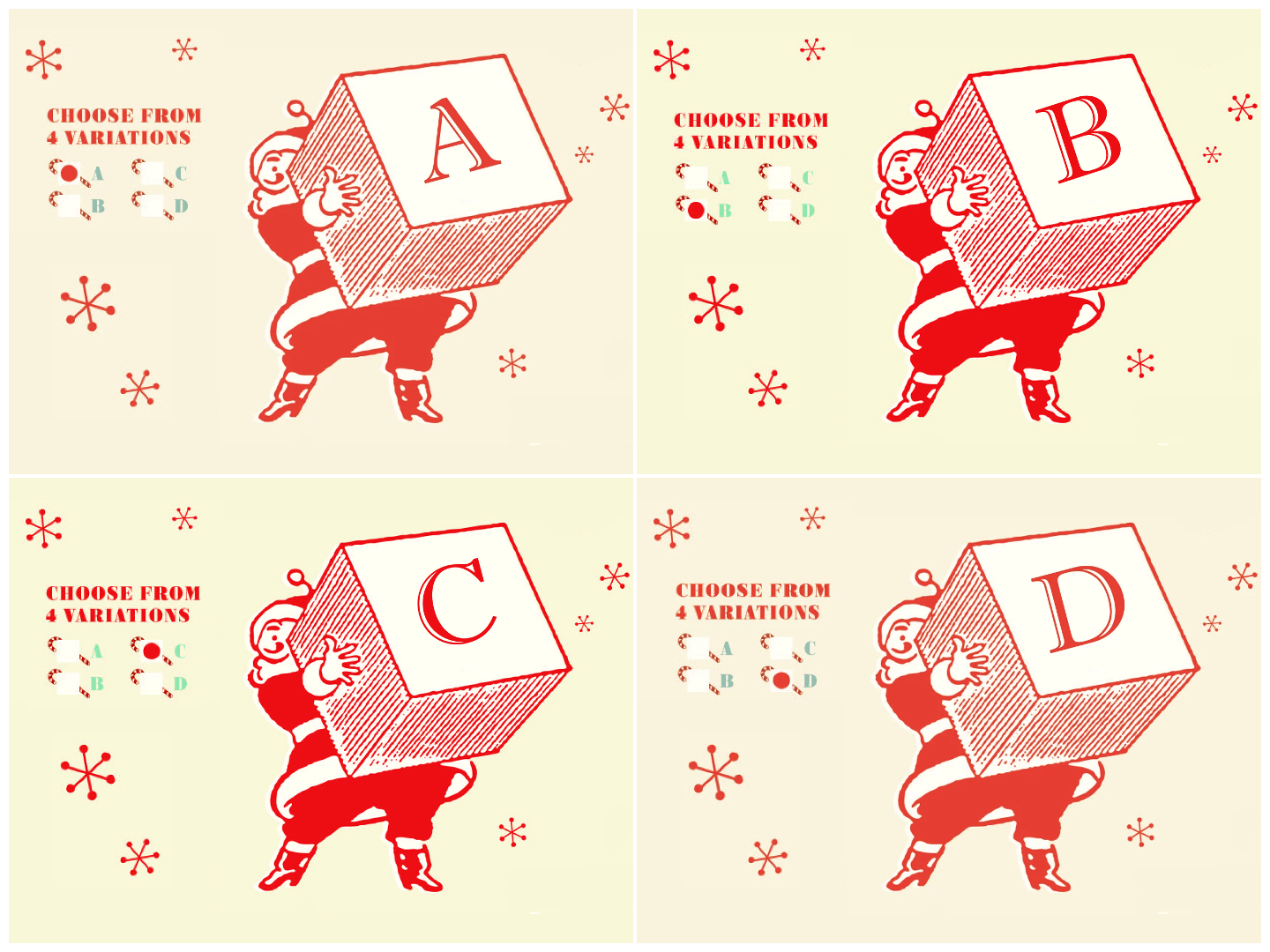 Holiday Mystery Box A-D
