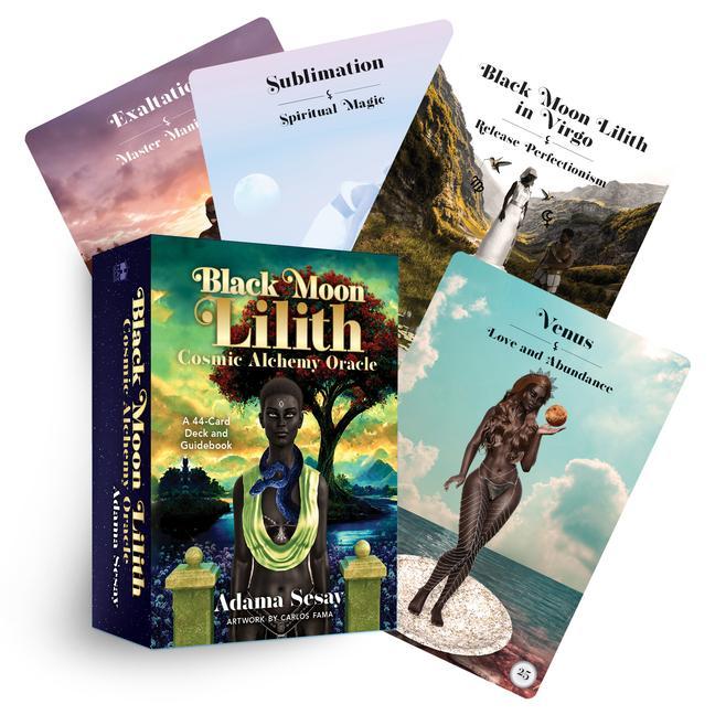 Black Moon Lilith Cosmic Alchemy Oracle : A 44- Card Deck And Guidebook by Adama Sesay